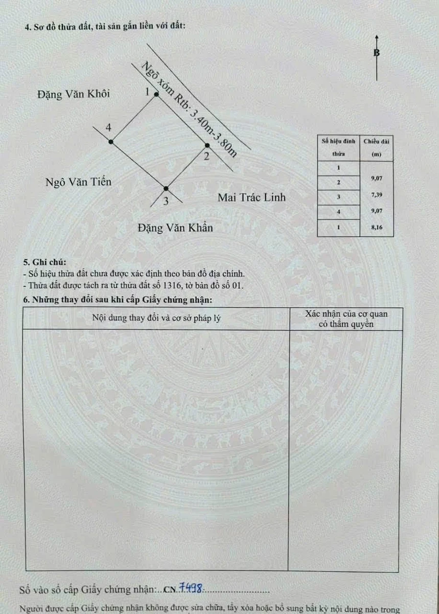 Bán lô đất Kiến Thuỵ, Hải Phòng 82m2, 1,2 tỷ - Ảnh thu nhỏ 2