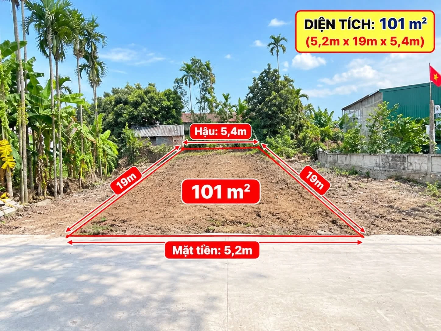 Bán đất 101m2 gần chợ Mè Hải Phòng - Ảnh 1