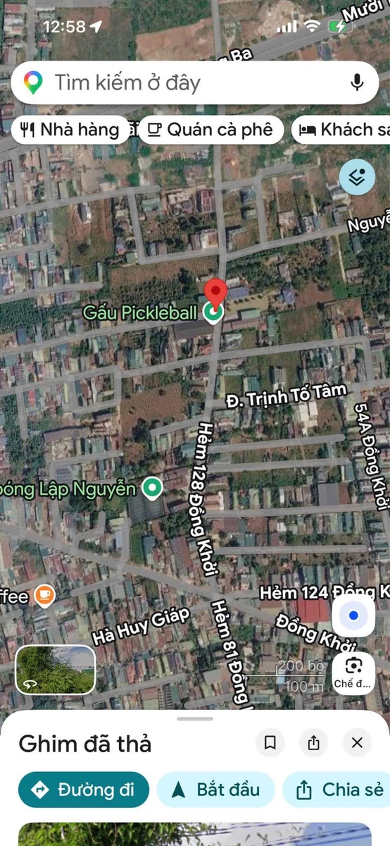Bán đất góc 2 mặt tiền 5x24m, 128 Đồng Khởi, Buôn Ma Thuột giá 4,5 tỷ - Ảnh thu nhỏ 2