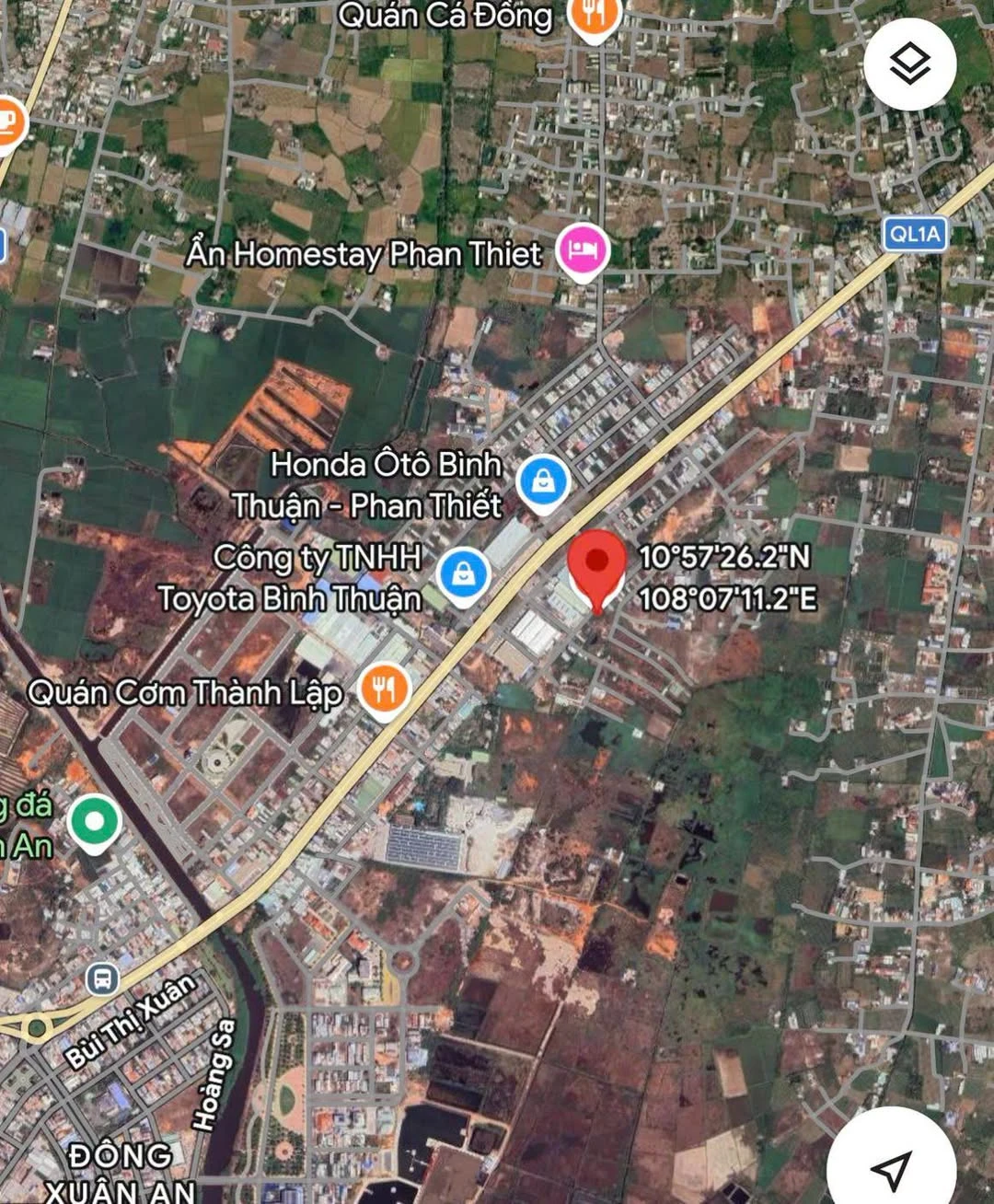 Bán lô đất 100m² Bến Lội Lai An, Bình Thuận - Ảnh 1