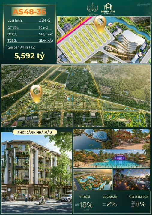 Quỹ hàng giá tốt tại Vinhomes Sài Gòn Park, nhà phố giá chỉ từ 4.9 tỷ - 6 tỷ, LH 0903 040 *** - Ảnh thu nhỏ 5