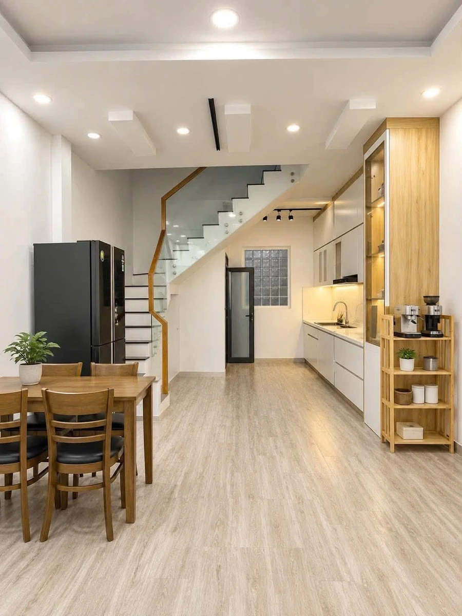 Bán nhà 2 mặt tiền hẻm ô tô 1 sẹc, 1 trệt 1 lầu, 2PN, Phan Văn Trị, Gò Vấp - Ảnh thu nhỏ 4