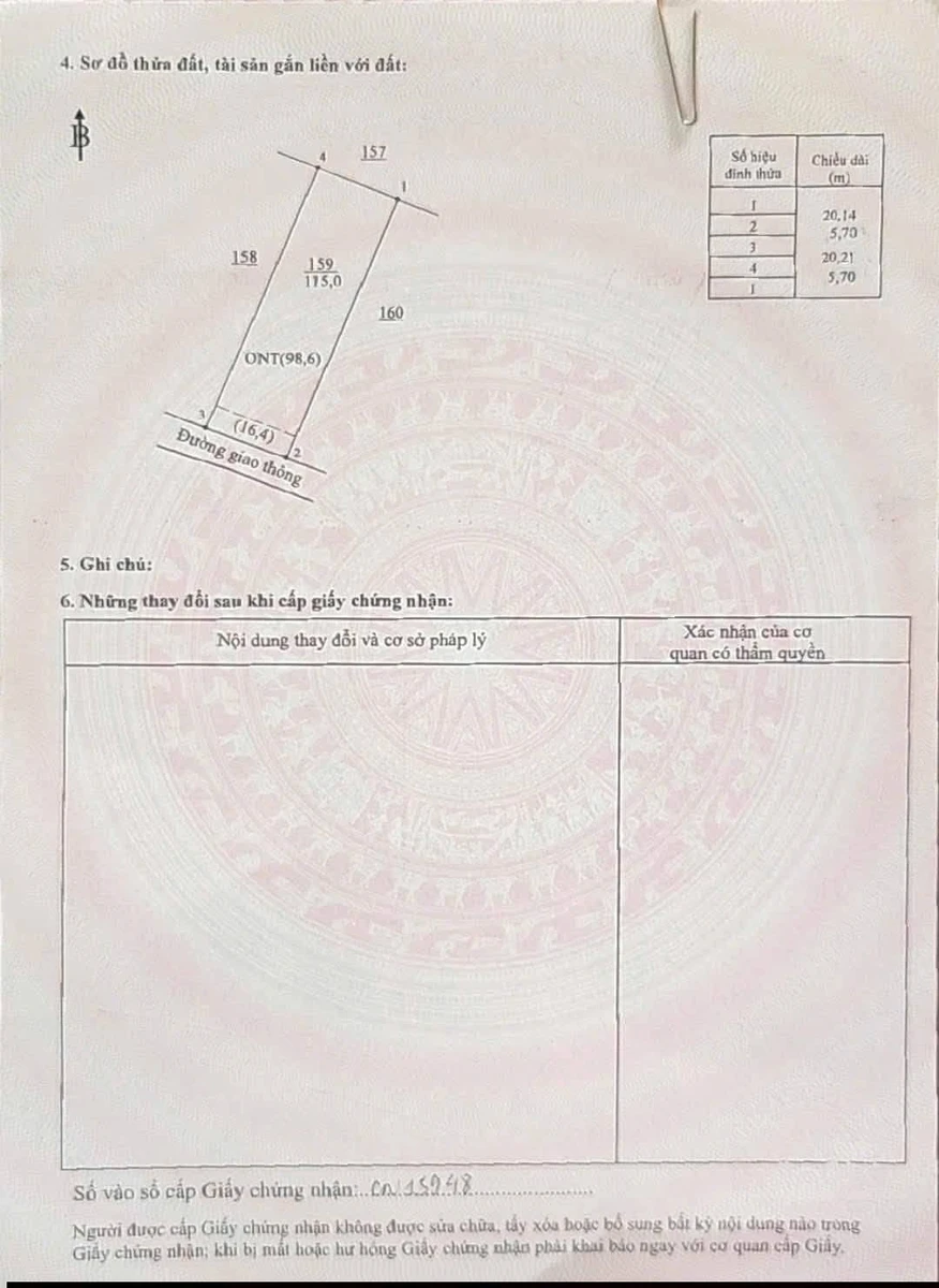 Bán nền thổ cư Xuân Đường 120m², gần sân bay Long Thành 1 tỷ - Ảnh thu nhỏ 4