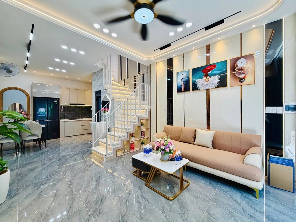 Bán nhà 1 trệt 1 lầu 40m2, 3PN, full nội thất, Phạm Văn Chiêu, Gò Vấp - Ảnh thu nhỏ 4