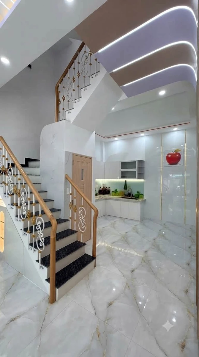Bán nhà hẻm xe hơi Mã Lò, Bình Tân, 4.5x12m, 3 tầng 4PN, giá 6 tỷ - Ảnh thu nhỏ 3