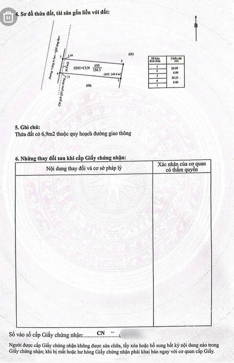 Bán lô đất 6x26m (156m²) giá 776 triệu gần Hồ Ea Kao - Ảnh thu nhỏ 5
