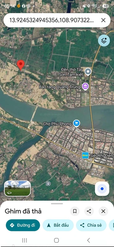 Bán đất 500m2 trồng cây hàng năm tại Tây Sơn, sổ hồng riêng 75 triệu