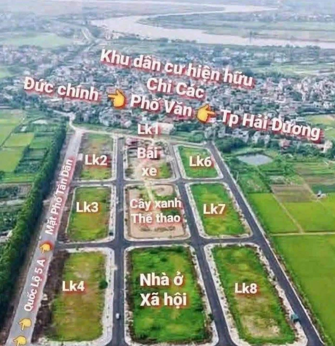 Bán LK7 76,5m2 Tân Dân Hải Phòng 1.8 tỷ - Ảnh 1