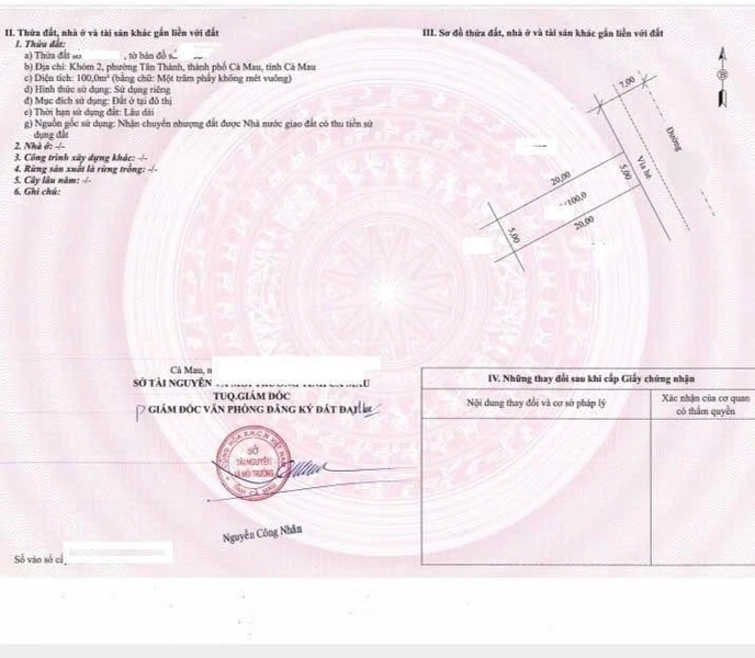 1 Tỷ 100tr, 5x20m, Sổ hồng, Đất Nền Giá Tốt Happy Home Cà Mau, e Phúc nhận ký gửi nhà đất
