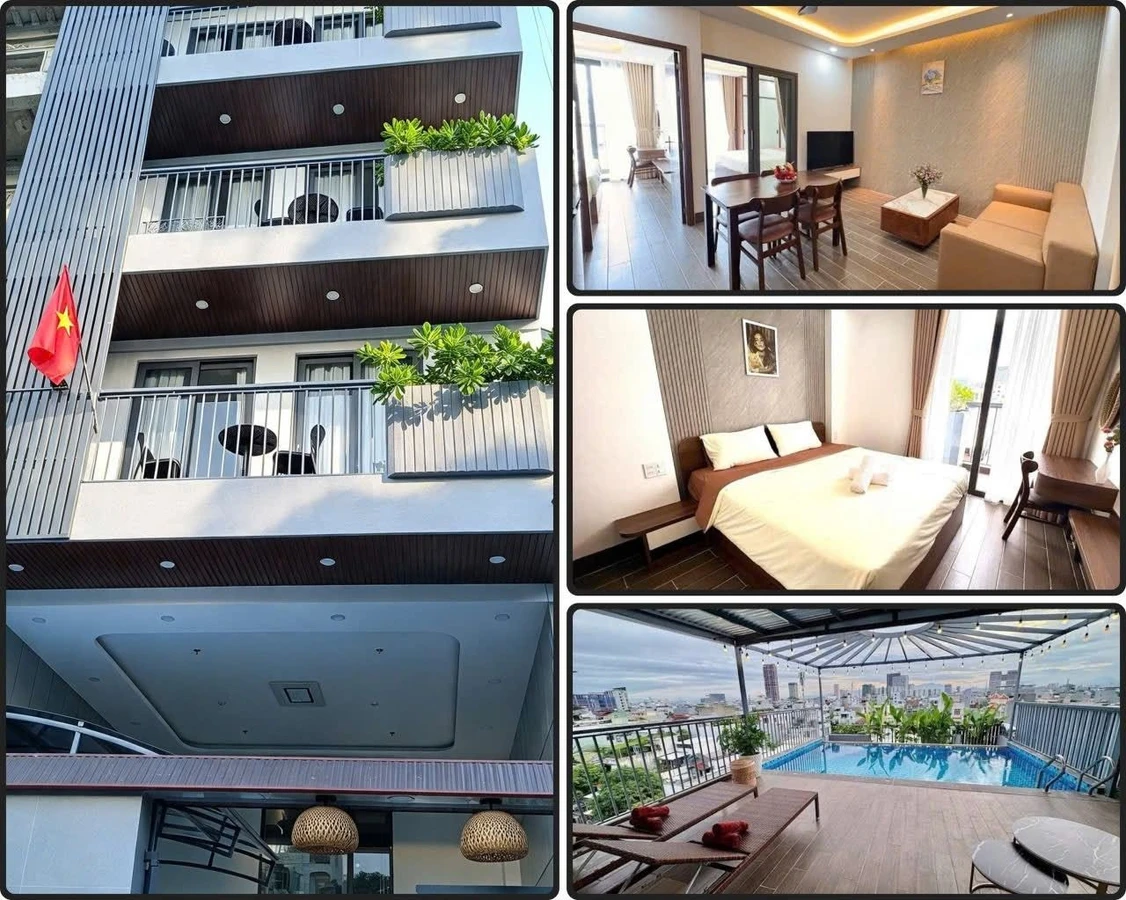 Bán nhà 5 tầng 174m² 13 phòng hồ bơi khu biển Sơn Trà 25,8 tỷ - Ảnh 1
