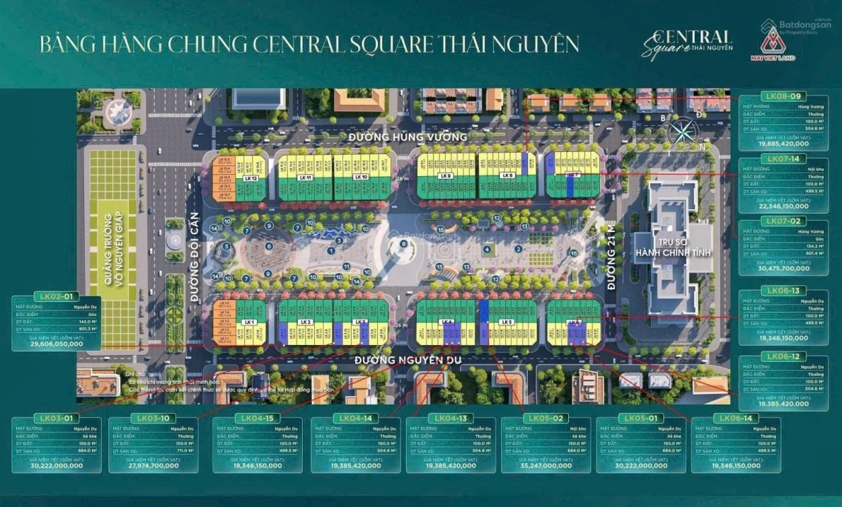 CK 4 tỷ căn giá hời Central Square Thái Nguyên chỉ 16 tỷ xây 6 mặt tầng phố đi bộ - Ảnh thu nhỏ 3