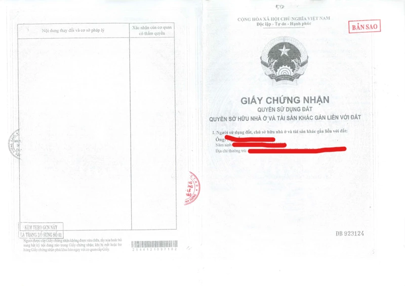 Bán QSDĐ và TS gắn liền với đất tại thửa 517, tờ bản đồ số 11, P. Minh Hưng, TP. Đồng Nai