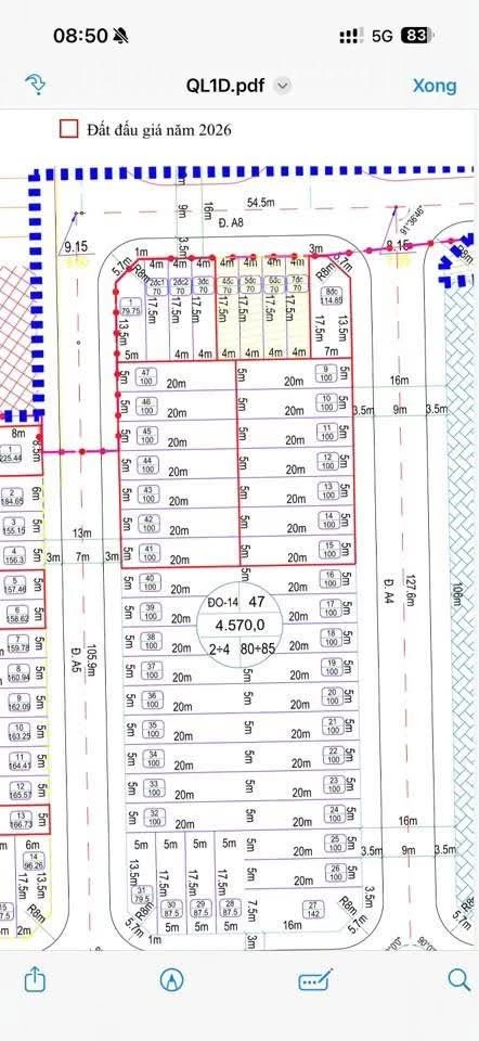 Bán đất mặt tiền 100m² Tây Sơn Quy Nhơn - Ảnh thu nhỏ 2