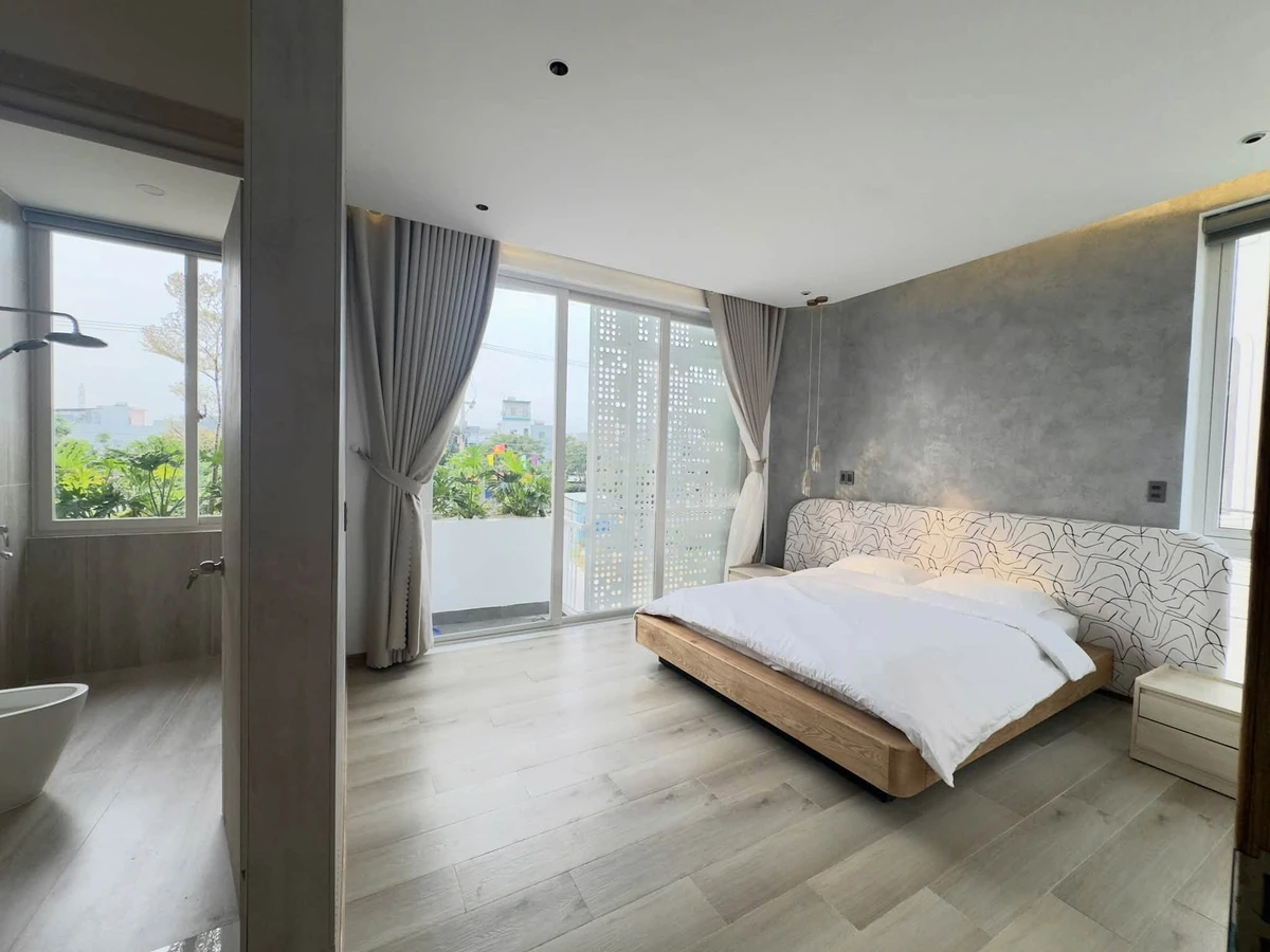 Cho thuê nhà 3 tầng 70m2 full nội thất 4PN tại Nam Việt Á, Ngũ Hành Sơn, Đà Nẵng - Ảnh thu nhỏ 2