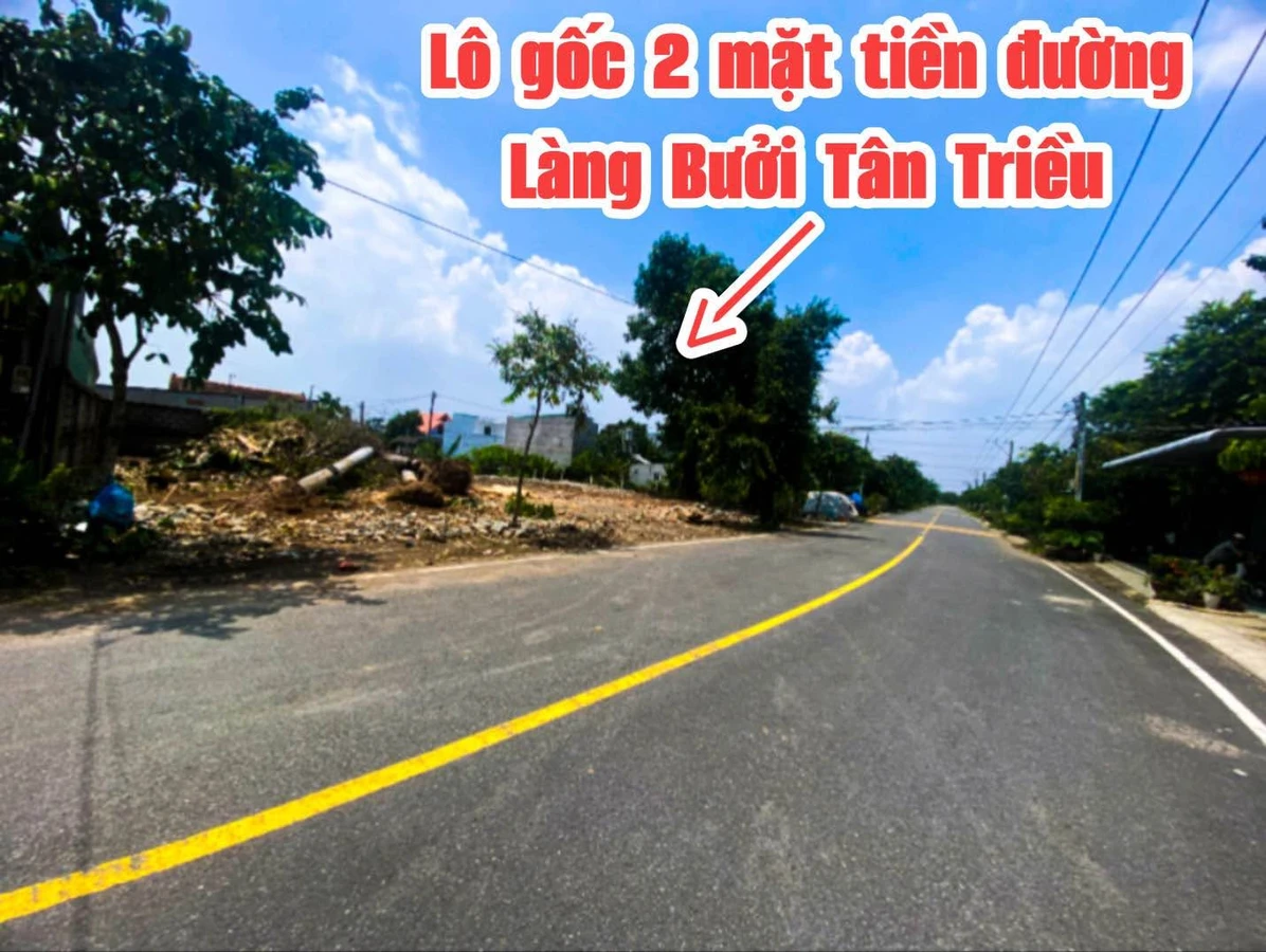 Bán lô góc 2 mặt tiền Làng Bưởi Tân Triều 64m2 - Ảnh thu nhỏ 2