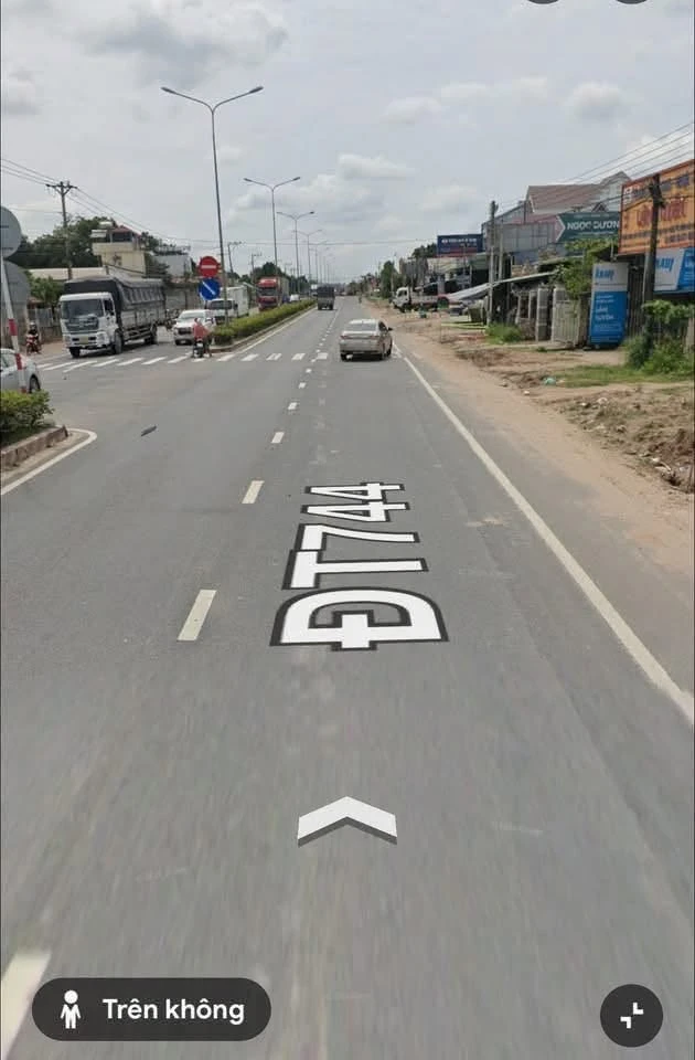 Bán lô đất 2 mặt tiền ĐT744 Phú An, Bình Chánh 5 tỷ - Ảnh 1