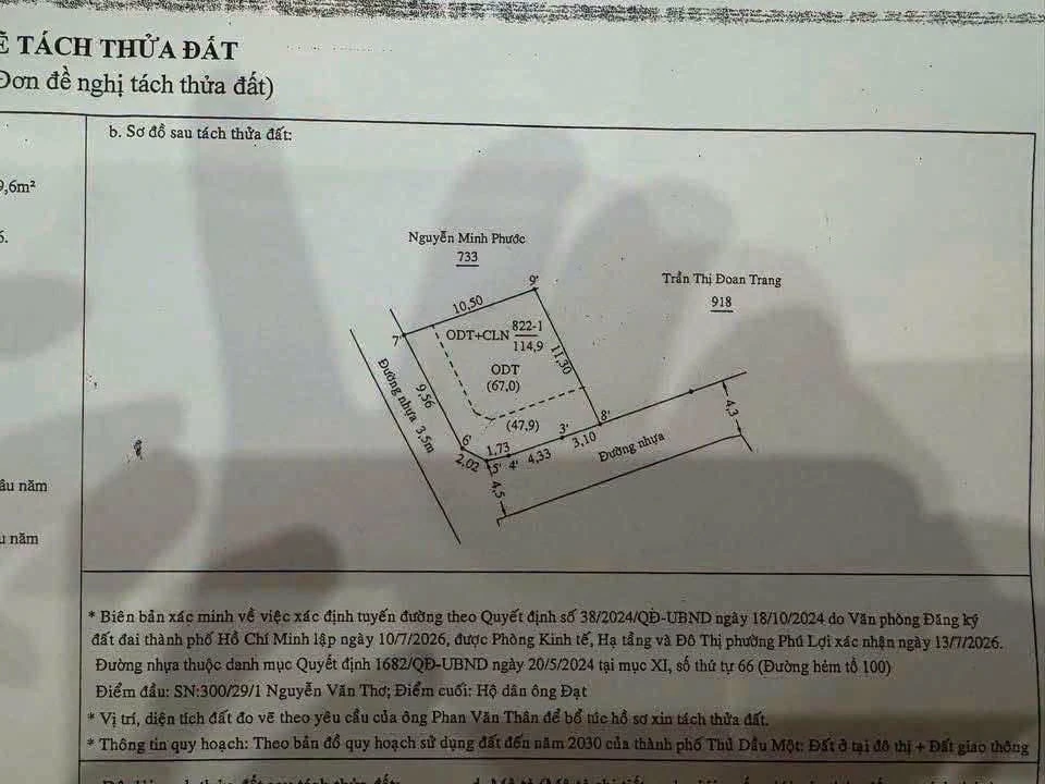 Bán lô đất Hiệp Thành 115m2 giá 3 tỷ - Ảnh thu nhỏ 2
