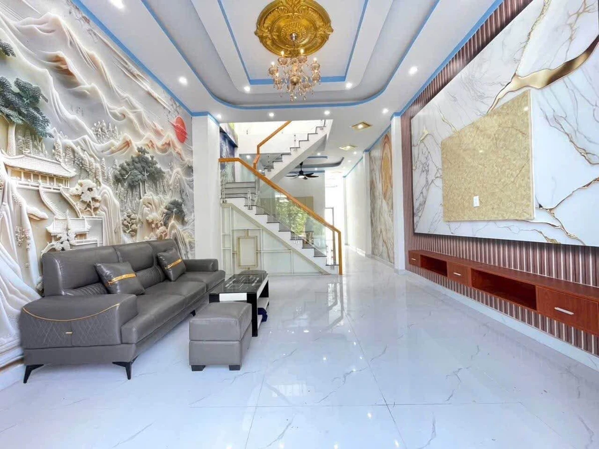 Bán nhà 1 trệt 1 lầu 3PN 100m² Bến Lức, Long An - Ảnh thu nhỏ 3