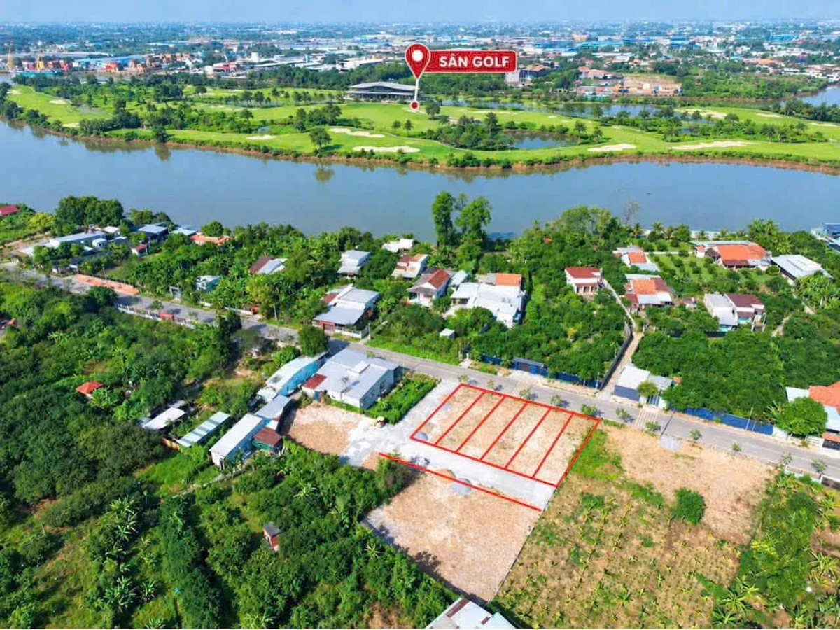 Đất nền 136m² view sông Hóc Môn 1 tỷ 960 triệu SHR - Ảnh 1