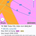 Bán đất mặt tiền Tạ Văn Sáu Đất Đỏ 856m2 giá 4.2 tỷ - Ảnh thu nhỏ 4