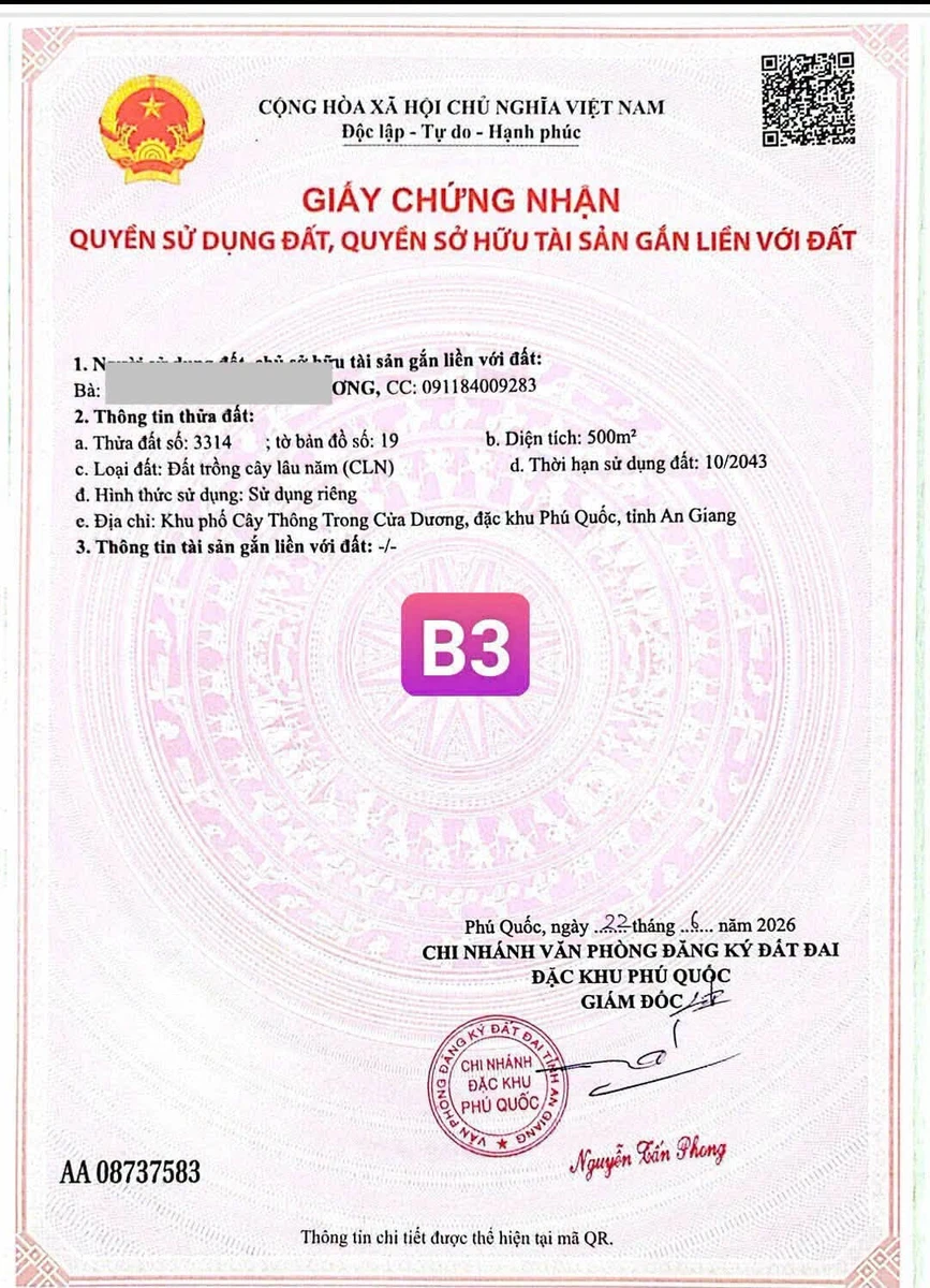 Bán 1000m2 mặt tiền Hương Toàn 6 tỷ - Ảnh thu nhỏ 2