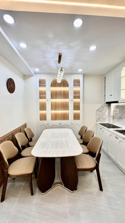 Nhà đẹp 3 tầng 4 phòng ngủ, sổ hồng riêng công nhận SD 109m2 vài bước ra đường Huỳnh Tấn Phát - Ảnh thu nhỏ 5