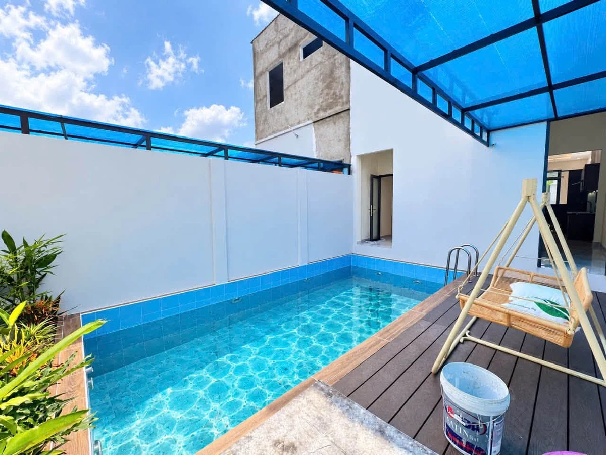 Bán nhà 140m² 3PN 3WC có hồ bơi Đức Hòa 2,55 tỷ - Ảnh thu nhỏ 2