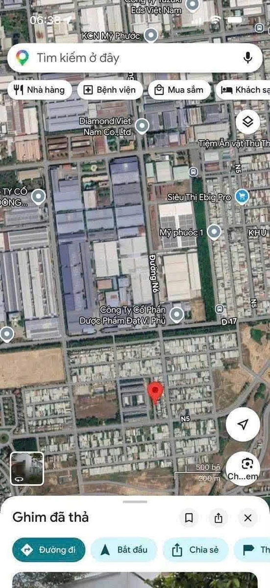 Bán đất 5x20 (100m²) đường N6b Mỹ Phước 1, Bình Dương - Ảnh thu nhỏ 4