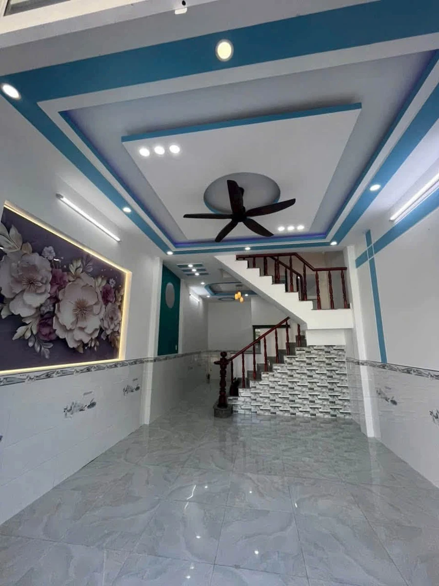 Bán nhà 1 trệt 1 lầu 2PN 49.5m² Hóc Môn 900 triệu - Ảnh thu nhỏ 3