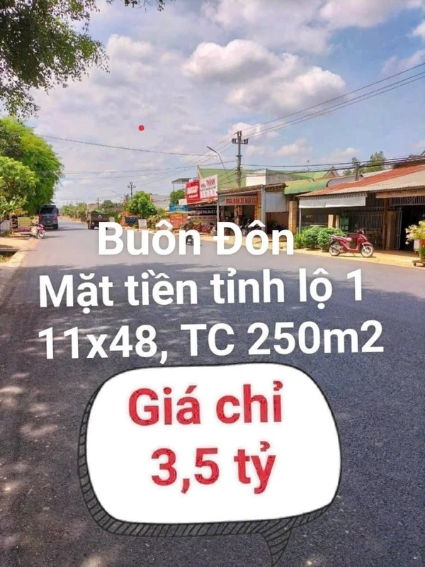 Bán đất mặt tiền Tỉnh Lộ 1 250m² Đắk Nông