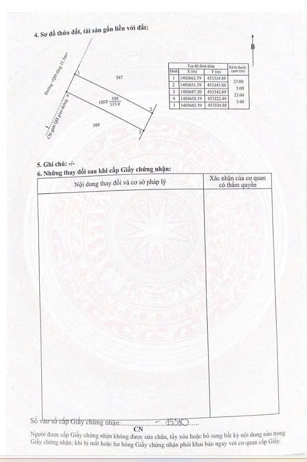 Bán đất 2 mặt tiền 5x23m khu đấu giá Lê Vụ, Phường Tân Lập, giá 5 tỷ - Ảnh thu nhỏ 3