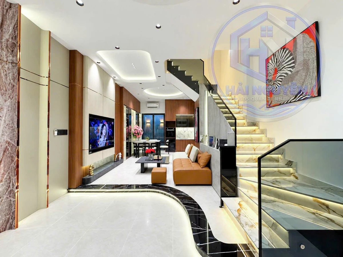 Bán nhà 4 tầng hẻm xe hơi 59.8m² Nhà Bè 9.39 tỷ - Ảnh thu nhỏ 3