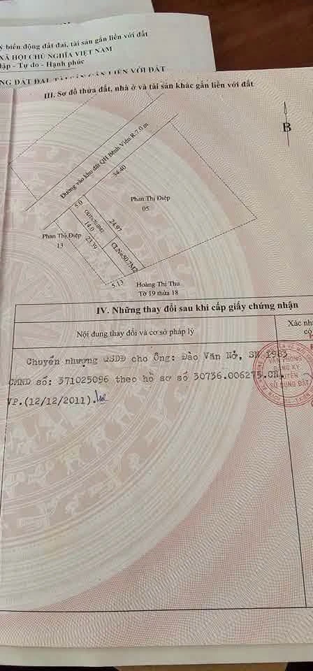 Bán đất mặt tiền Từ Dũ An Giang 120m2 1 tỷ 650 triệu - Ảnh thu nhỏ 5