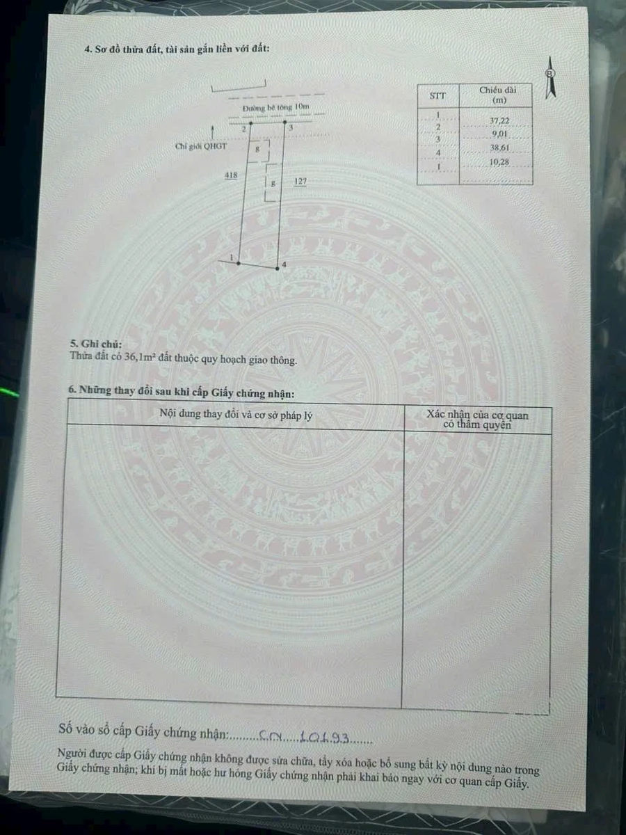 Bán đất biển Dốc Lết 346,7m², mặt tiền Lê Quý Đôn, Ninh Thuỷ - Ảnh thu nhỏ 5