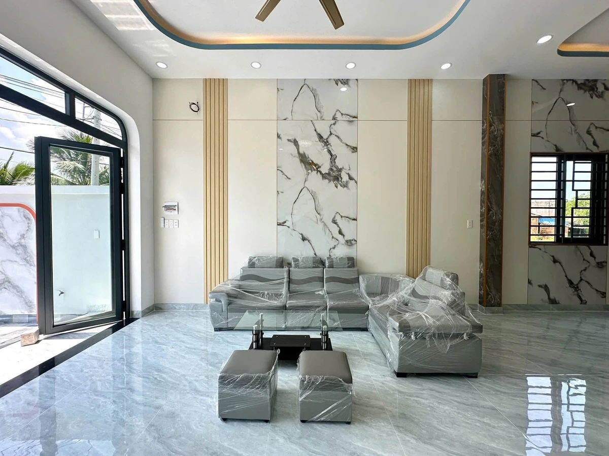 Bán nhà 1 trệt 1 lầu 110m2 mặt tiền đường nhựa 5m tại Phước Lý, Cần Giuộc - Ảnh thu nhỏ 5