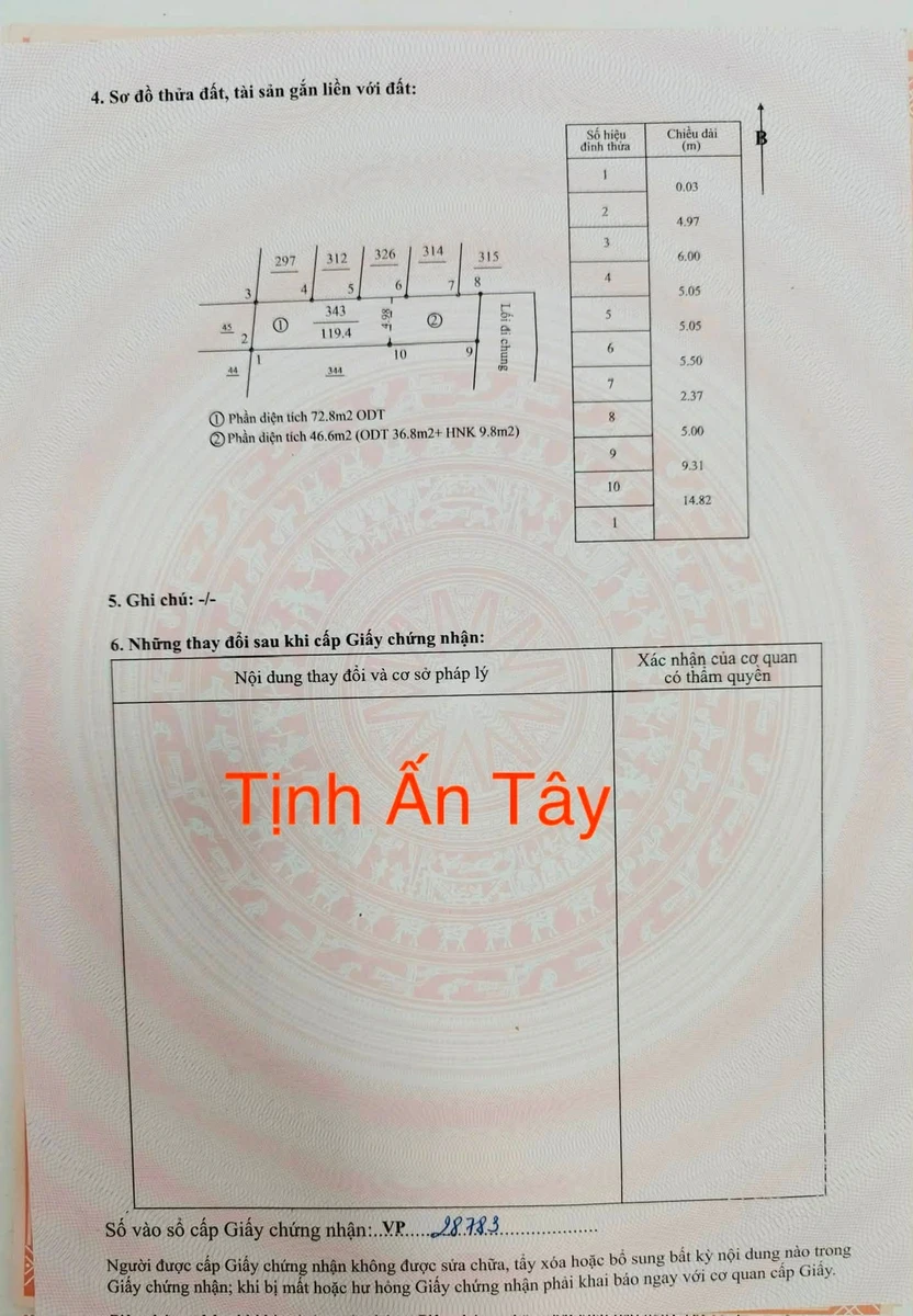 Bán lô đất Tịnh Ấn Tây 120m² gần cầu Thạch Bích - Ảnh 1