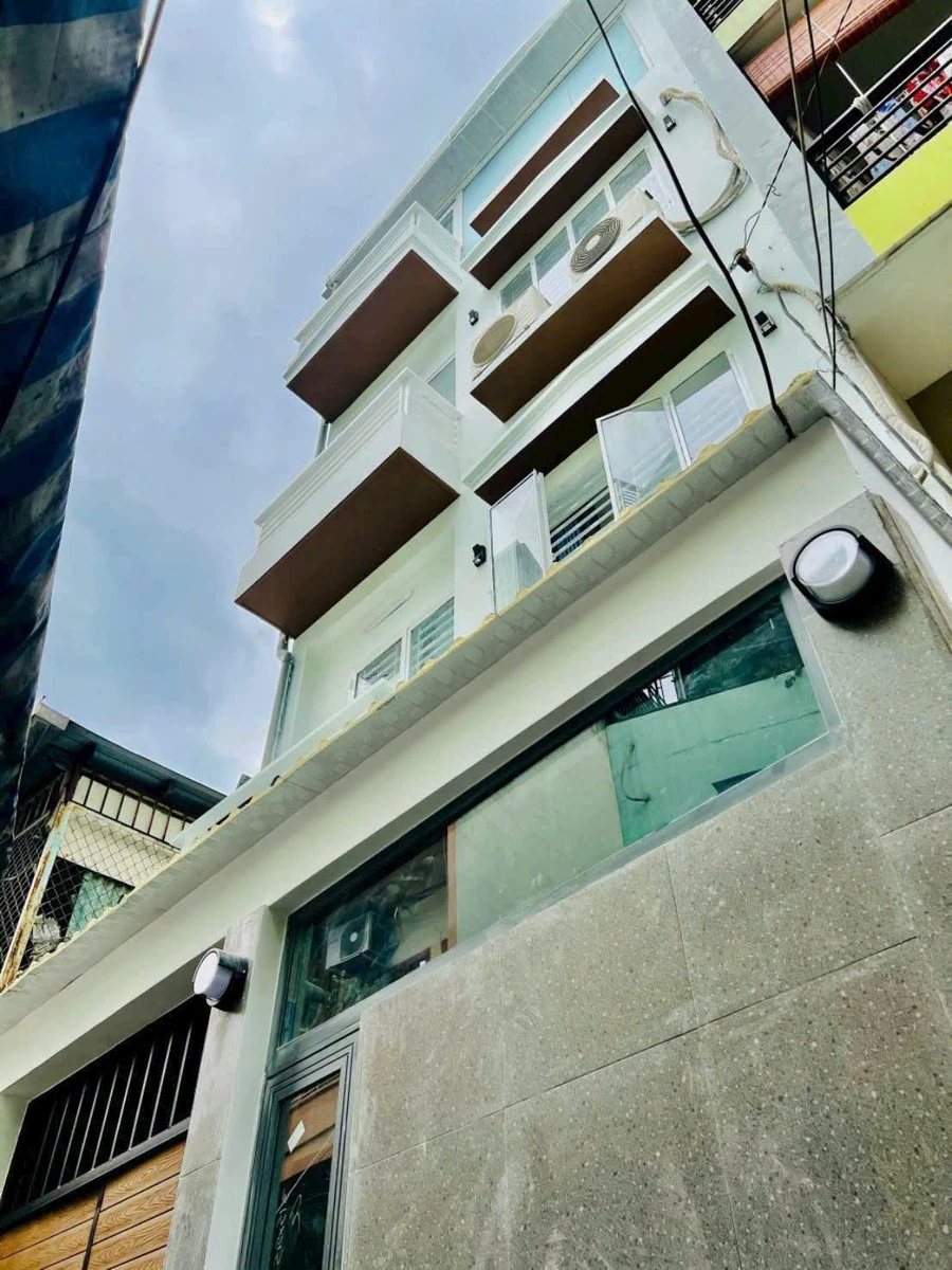 Bán nhà hẻm 100 Lê Quang Định, P14 Bình Thạnh, 45m2, 1 trệt 3 lầu 6PN, giá 7,95 tỷ - Ảnh thu nhỏ 4