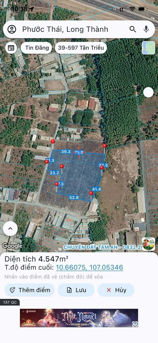 Bán đất 4500m² (1300m² thổ cư) 16 tỷ Đồng Nai - Ảnh 1