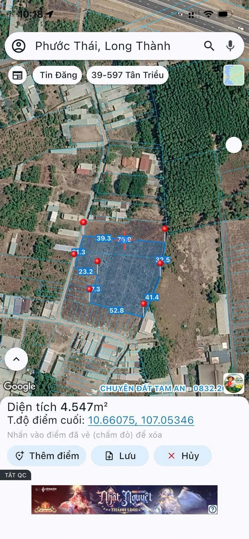 Bán đất 4500m² (1300m² thổ cư) 16 tỷ Đồng Nai - Ảnh 1