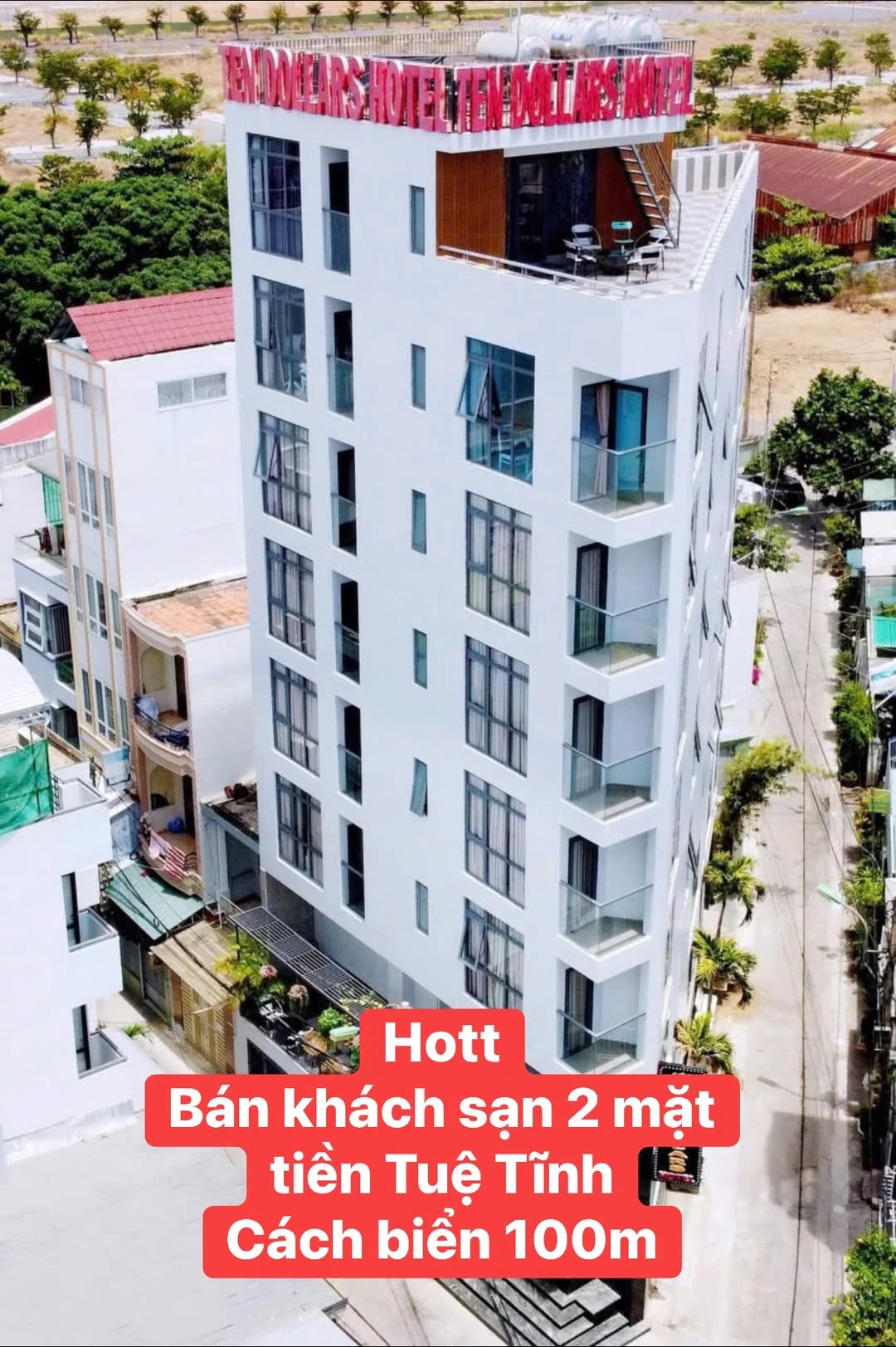 Bán khách sạn lô góc 2 mặt tiền 151m² Tuệ Tĩnh, Nha Trang - Ảnh 1