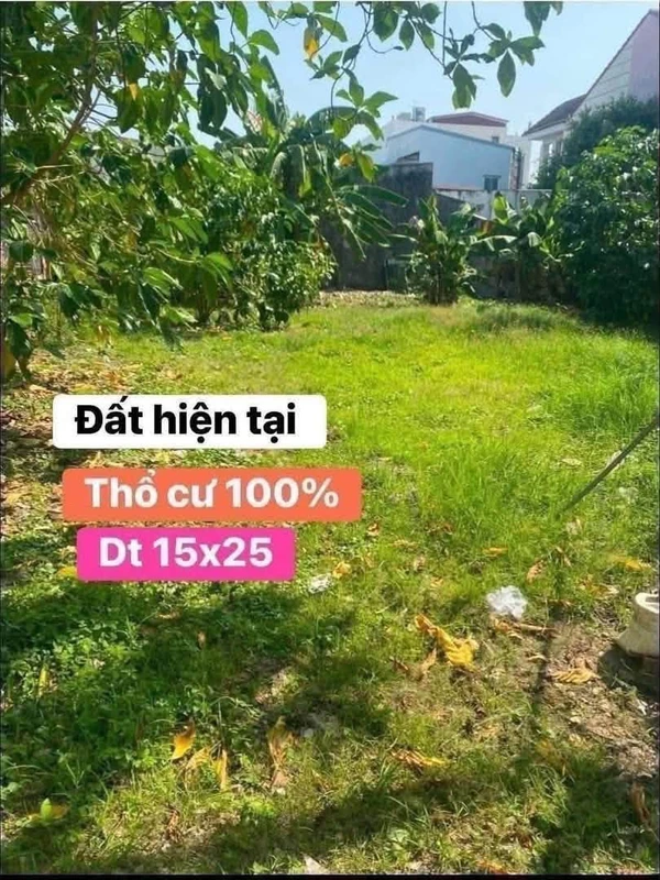 Bán đất thổ cư 375m² trung tâm Bến Tre 1 tỷ 390