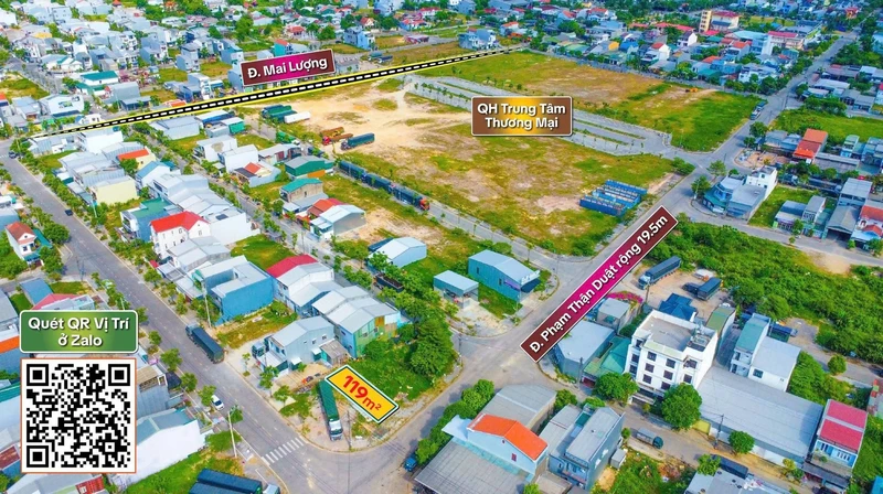 Bán đất mặt tiền Phạm Thuận Duật Huế 119m² kinh doanh cao