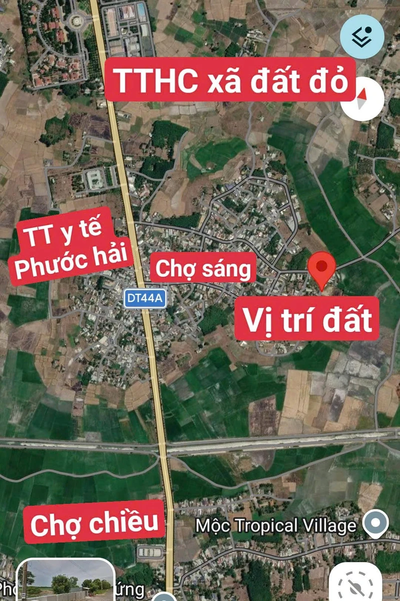 Bán lô đất 421m2 tại Phước Hải, giá 2 tỷ 390 triệu - Ảnh 1