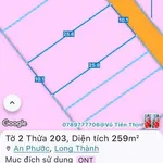 Bán đất thổ cư 10x25m ấp 8 An Phước, gần KCN Long Đức, giá khoảng 2 tỷ - Ảnh thu nhỏ 1