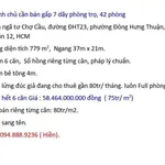 Bán dãy phòng trọ 42 phòng 779m2, đường ĐHT23, Đông Hưng Thuận, Quận 12 - Ảnh thu nhỏ 4