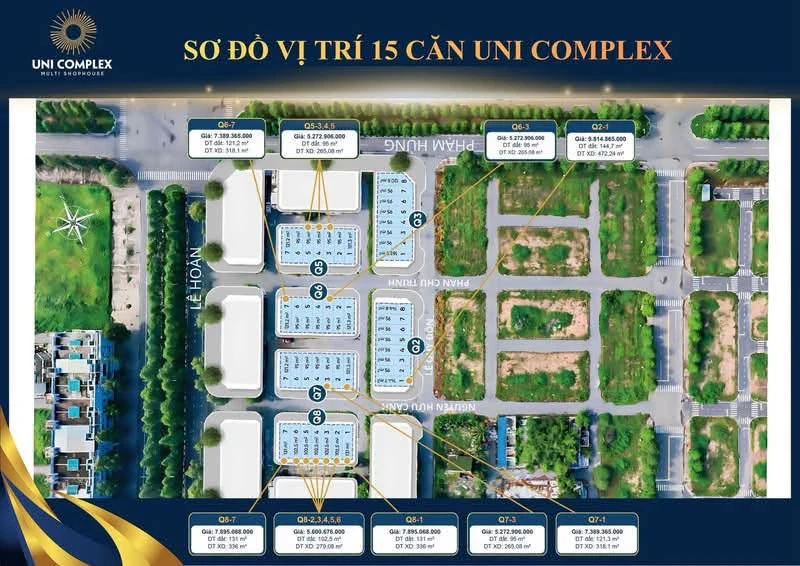Nhà phố Uni-Complex 265m2 giá 5 tỷ 3 - Ảnh thu nhỏ 2