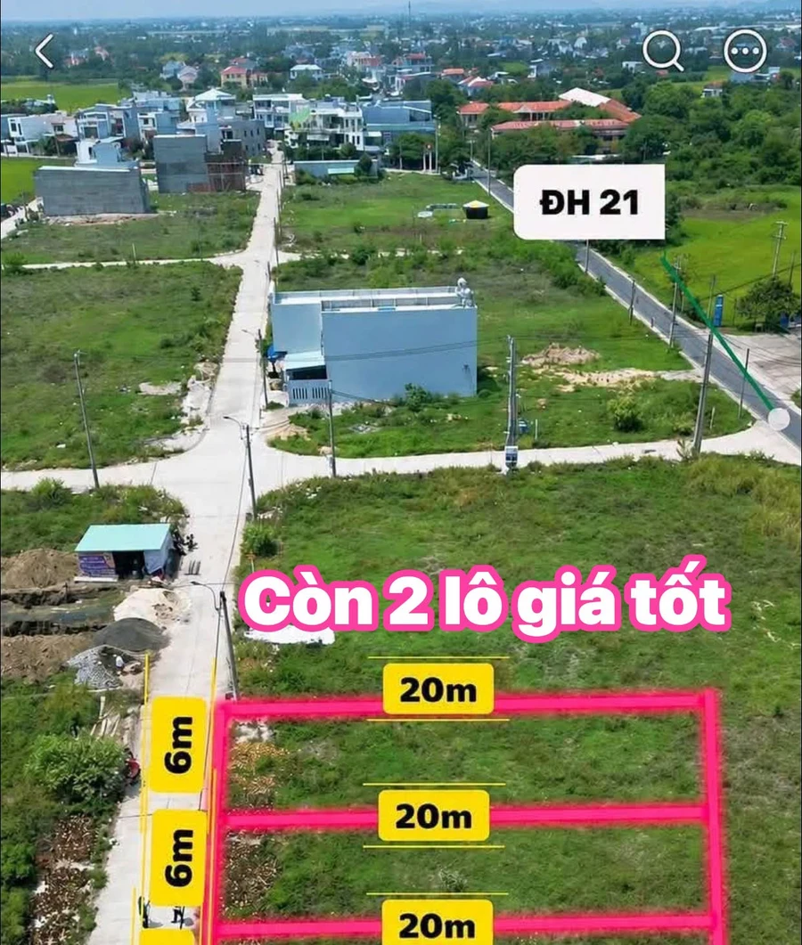 Bán đất nền 6x20,3m Tuy Hoà, Đắk Lắk giá 1 tỷ - Ảnh thu nhỏ 3