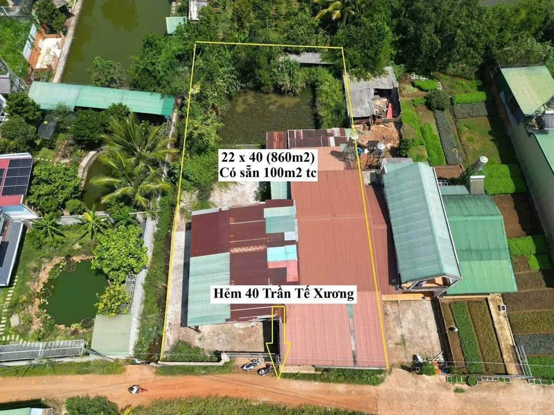 Bán nhà hẻm Trần Tế Xương, 100m², Bảo Lộc