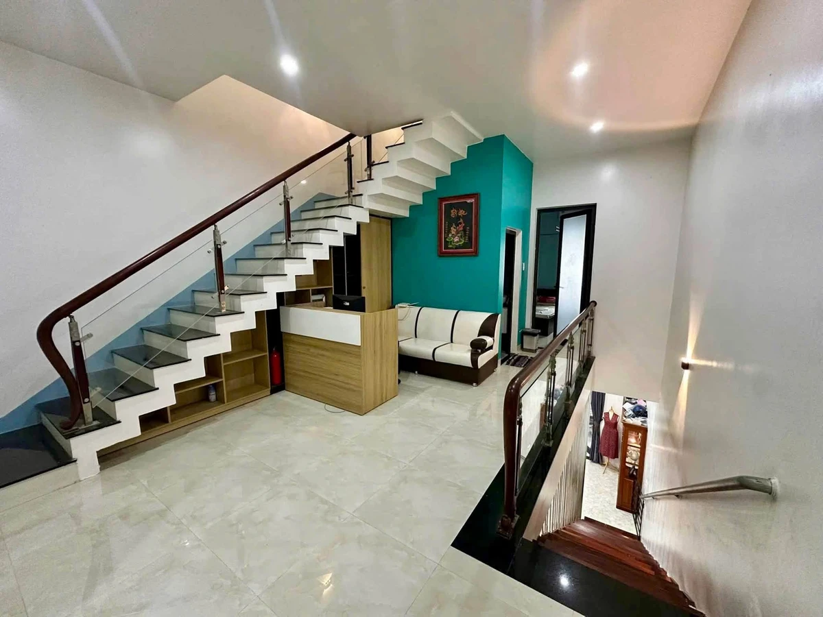 Bán nhà 3 tầng mặt tiền đường An Thịnh, KĐT Phú Mỹ, Cẩm Thành, Quảng Ngãi, 3,39 tỷ - Ảnh thu nhỏ 4