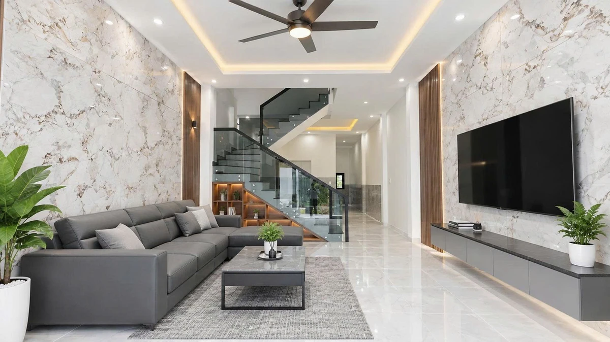 Bán nhà lầu 5x21 chợ Thạnh Phú 700 triệu - Ảnh thu nhỏ 2